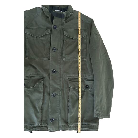 G-STAR Raw Falco Field Jacket Canvas Zip Up Military Style Men's Sz XXL Green - Picture 5 of 13